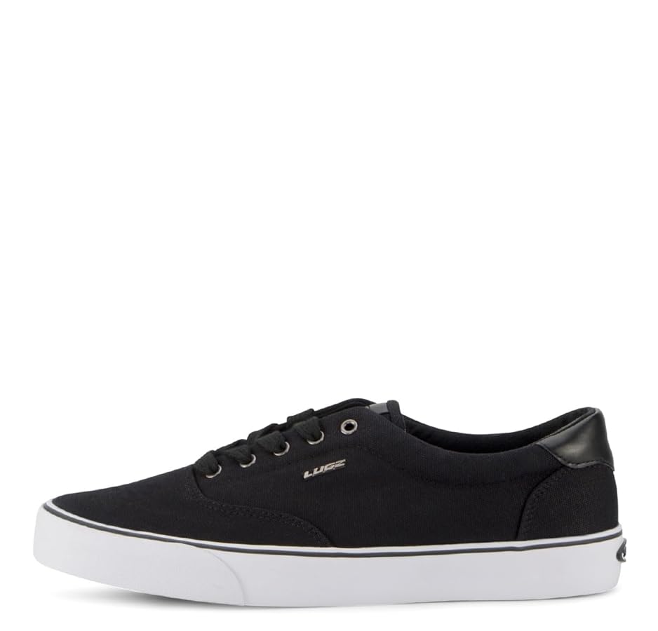 Amazon.com | Lugz mens Flip Sneaker, Black/White, 6.5 US